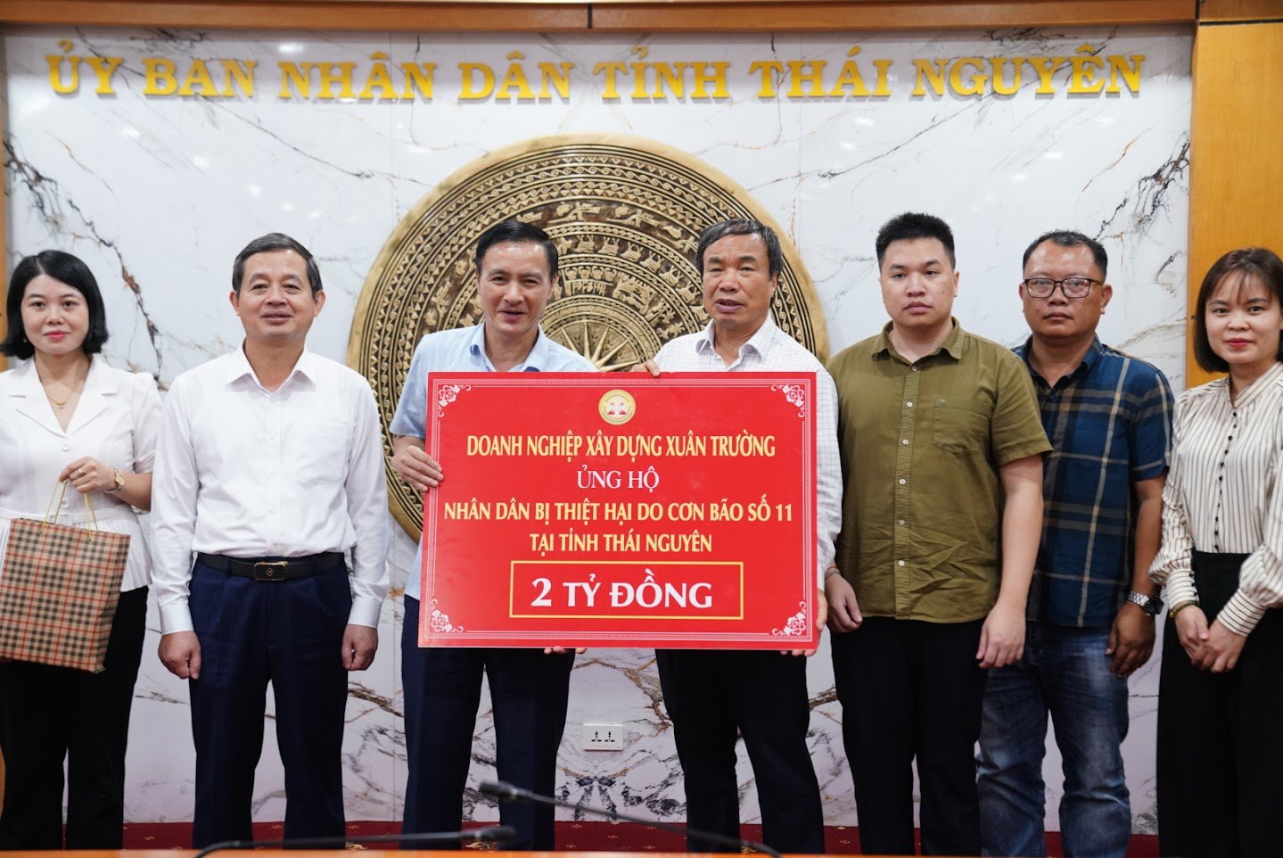 Doanh nghiệp Xây dựng Xuân Trường ủng hộ 5,5 tỷ đồng hỗ trợ đồng bào vùng lũ miền Bắc